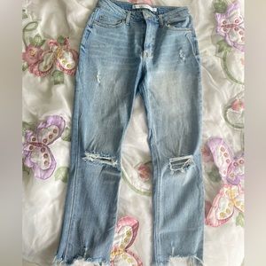 COPY - Size 7 Light washed mom jeans